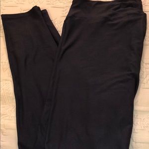 Lularoe Noir Collection TC2 Black Leggings